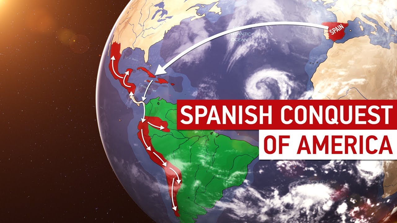 Spanish Colonization Of America | Animated Map