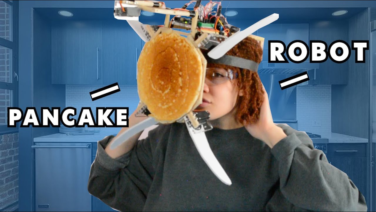 I BUILT A ROBOT OUT OF PANCAKES  *INSPIRATIONAL*
