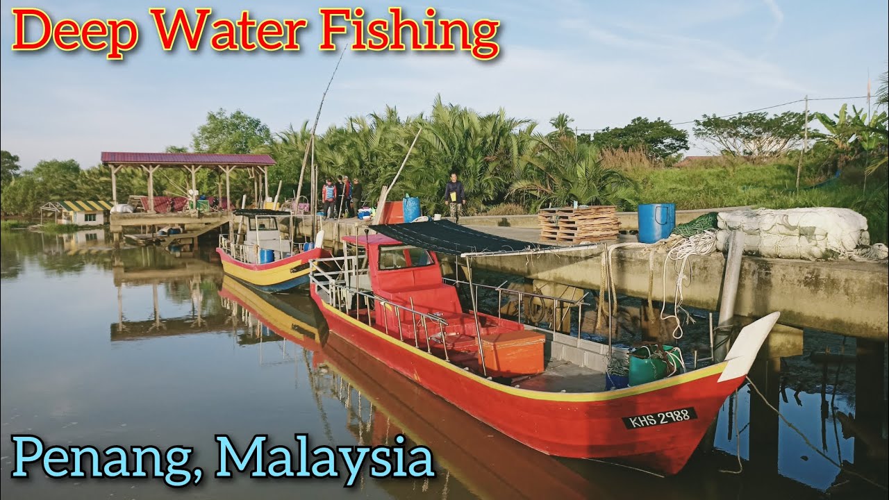 Fishing in Malaysia - Russian Wreck, Burned Shipwrecked & Anchored FADs , Penang deep water.