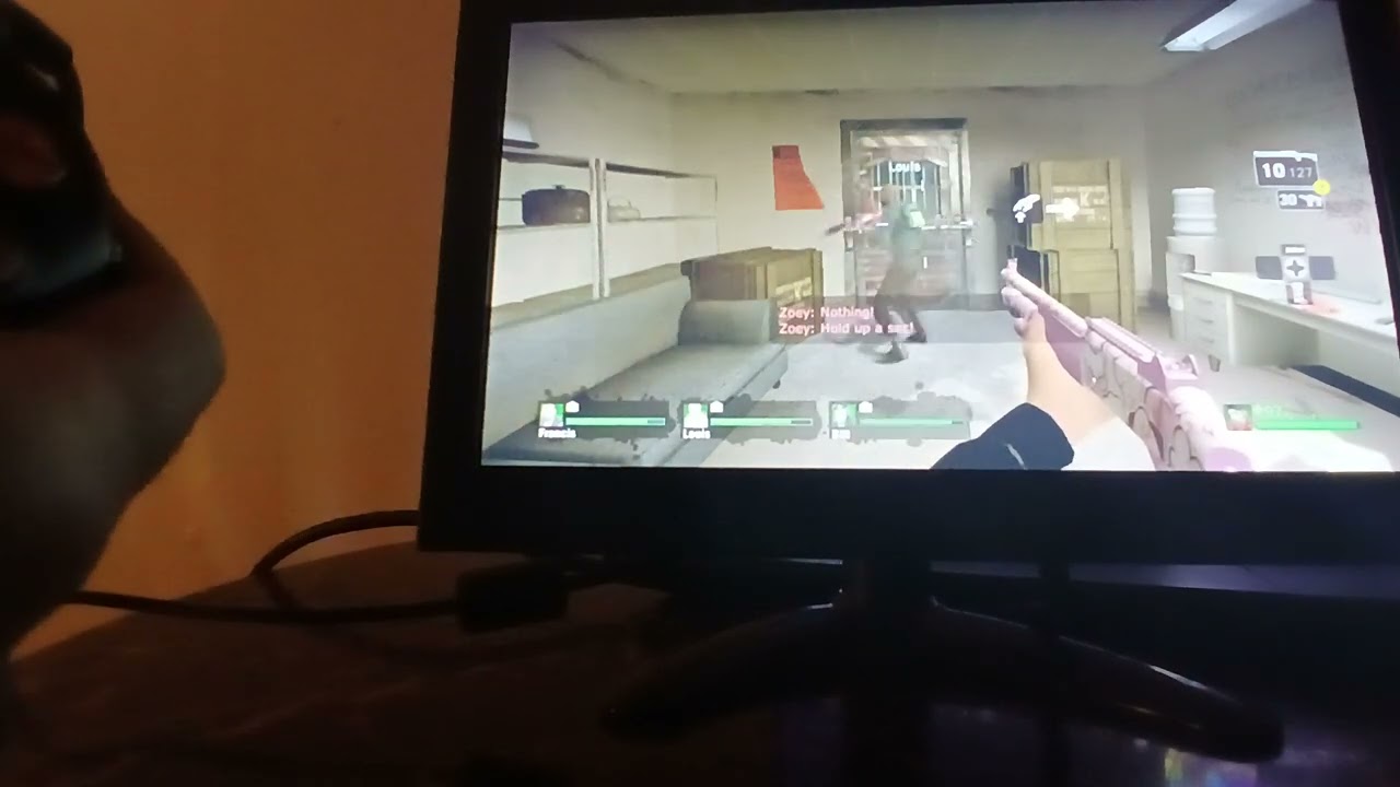 Left 4 Dead Xbox 360 Radial Vocalization Menu Test.