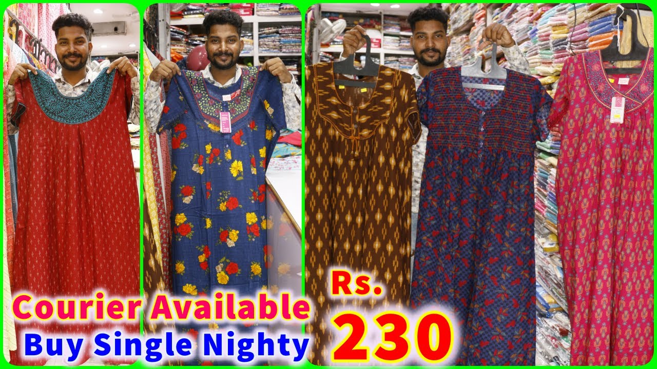 General Bazar Nighties | Single Courier