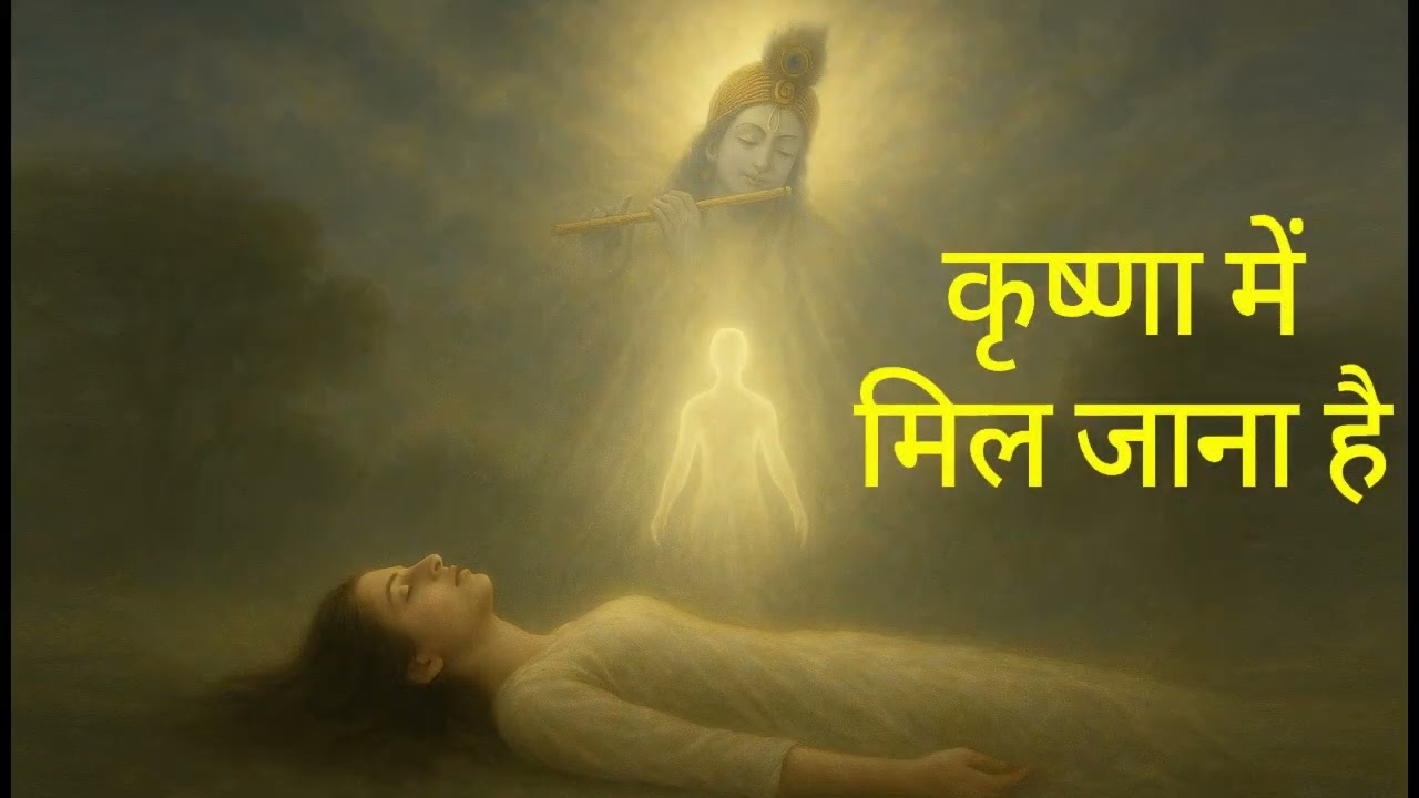 कृष्णा में मिल जाना है 🙏 | Krishna Meditation Music | कृष्ण भक्ति साधना | Soulful Krishna Bhajan