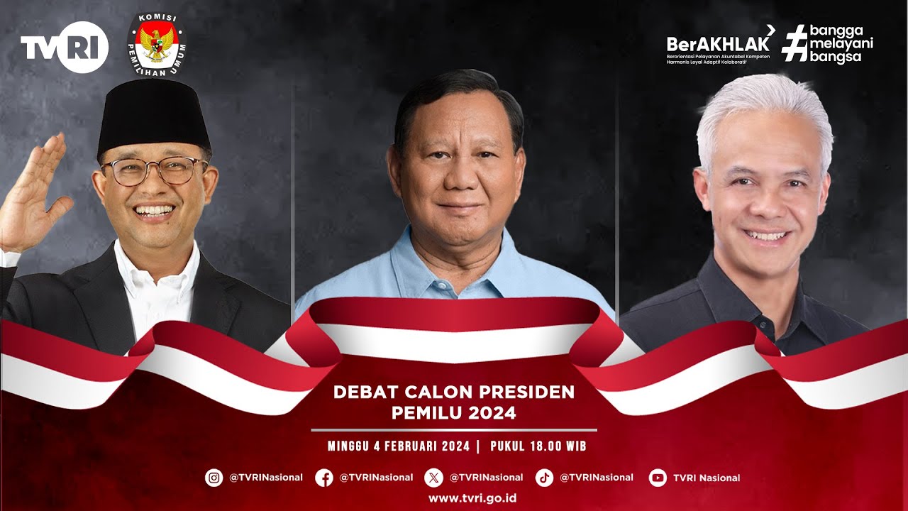 Siaran Nasional | Debat Kelima Calon Presiden PEMILU 2024, 4 Februari 2024
