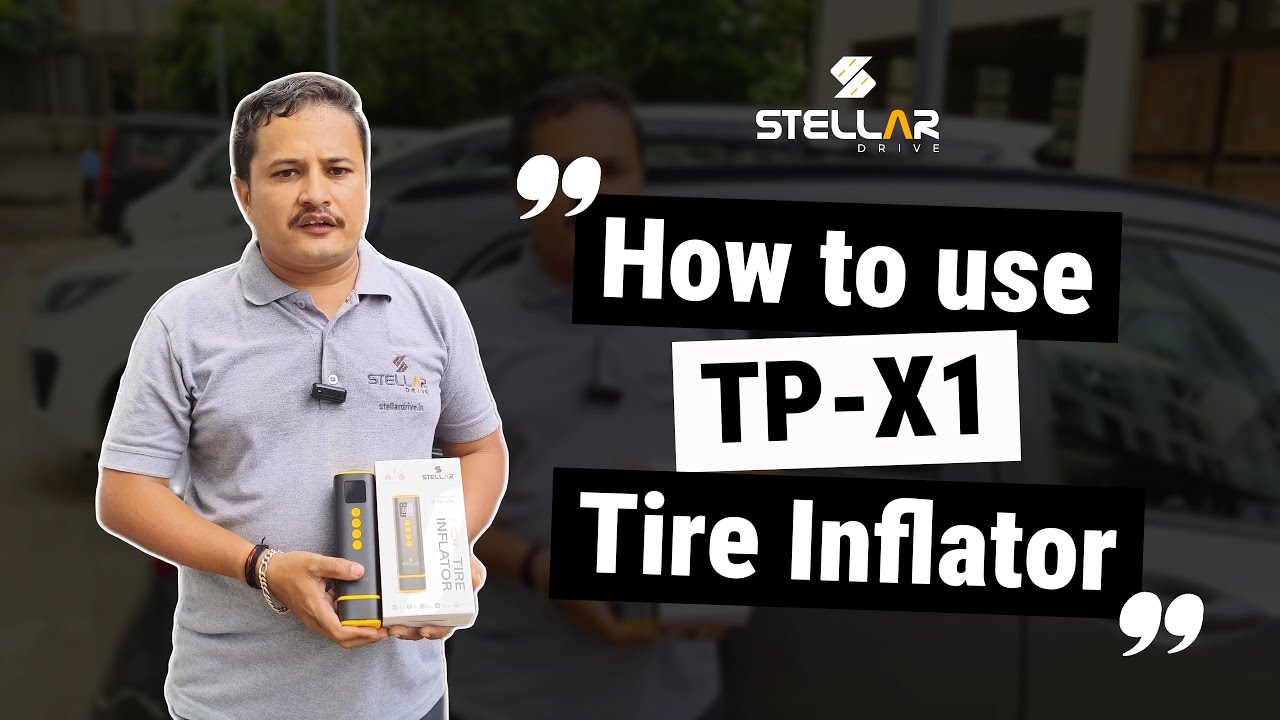 How to use Stellar Drive TP-X1 Tire Inflator ?