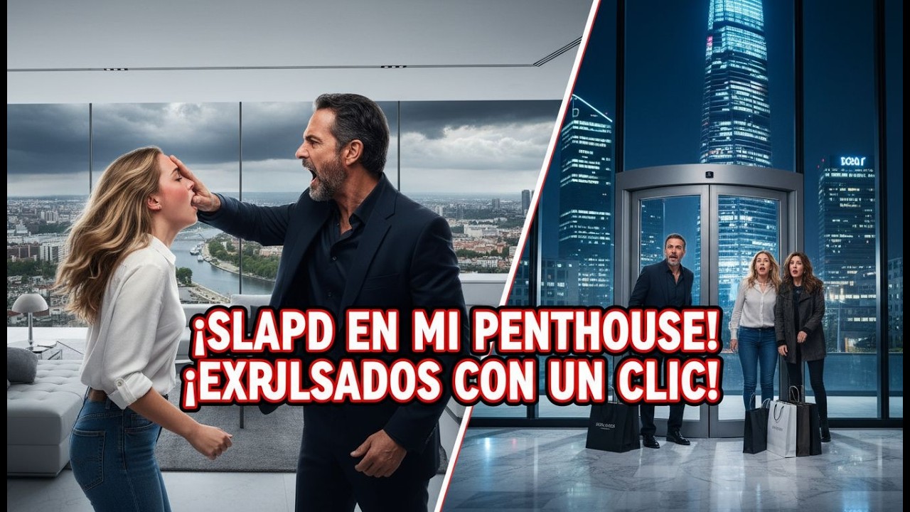 ¡Padrastro me abofeteó en mi ático... ¡Los expulsé con un clic!