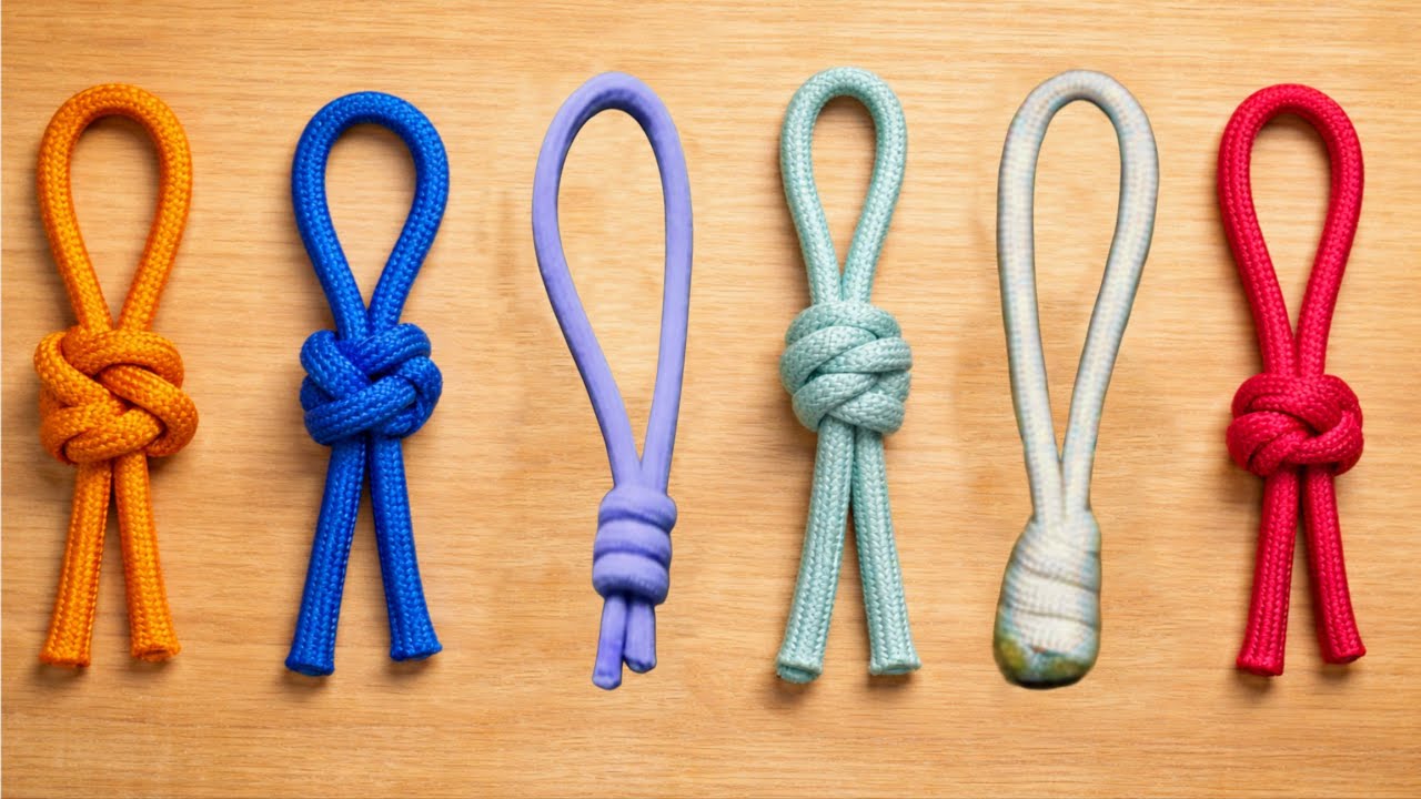 6 Easy Rope Knots for Keychains in Under 10 Seconds Each