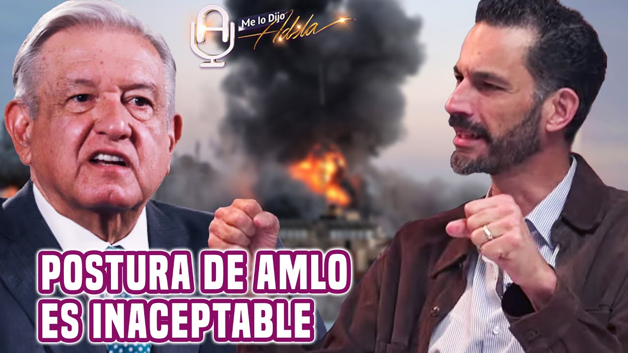 AMLO finge IMPARCIALIDAD, el MUNDO EXIGE DEFINICIÓN ante conflicto en ISRAEL - Me lo Dijo Adela