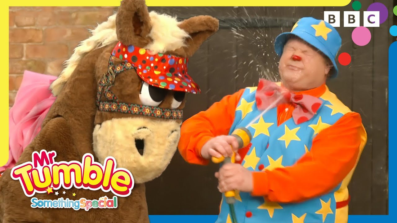 Mr Tumble's Hose Disaster | Mr Tumble and Friends