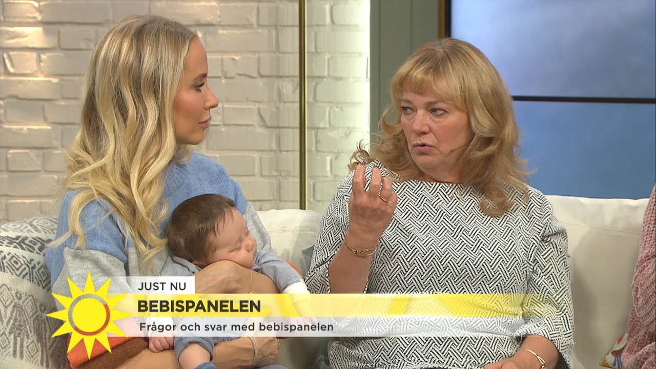 Bebispanelen – så hjälper du en bebis med magknip - Nyhetsmorgon (TV4)
