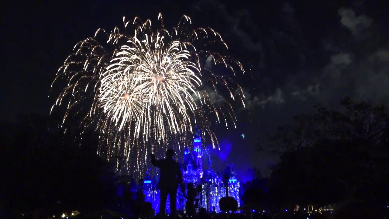 Remember...Dreams Come True, Fireworks Spectacular,  Disneyland, Ca, 4-14-17, in 4K