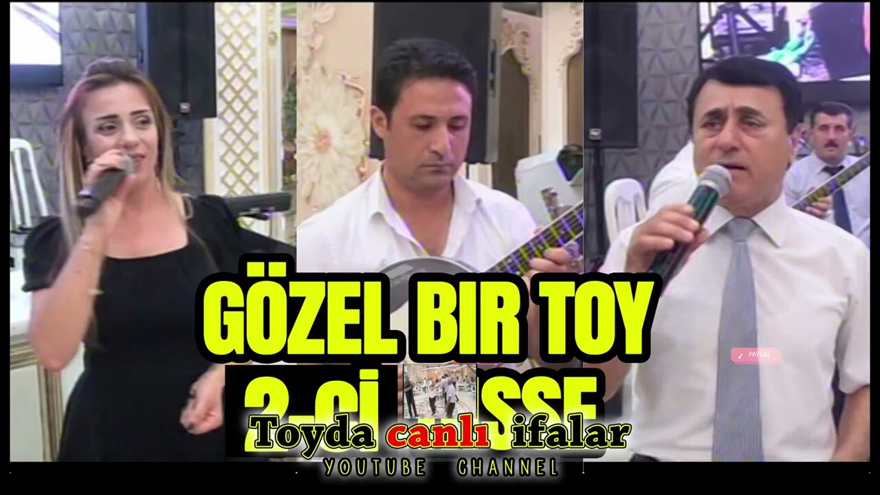 gözel bir toy 2 ci hiss oxuyan Tagı Salahoglu &  Sevinc xanım & gitara Asef Agcabedili