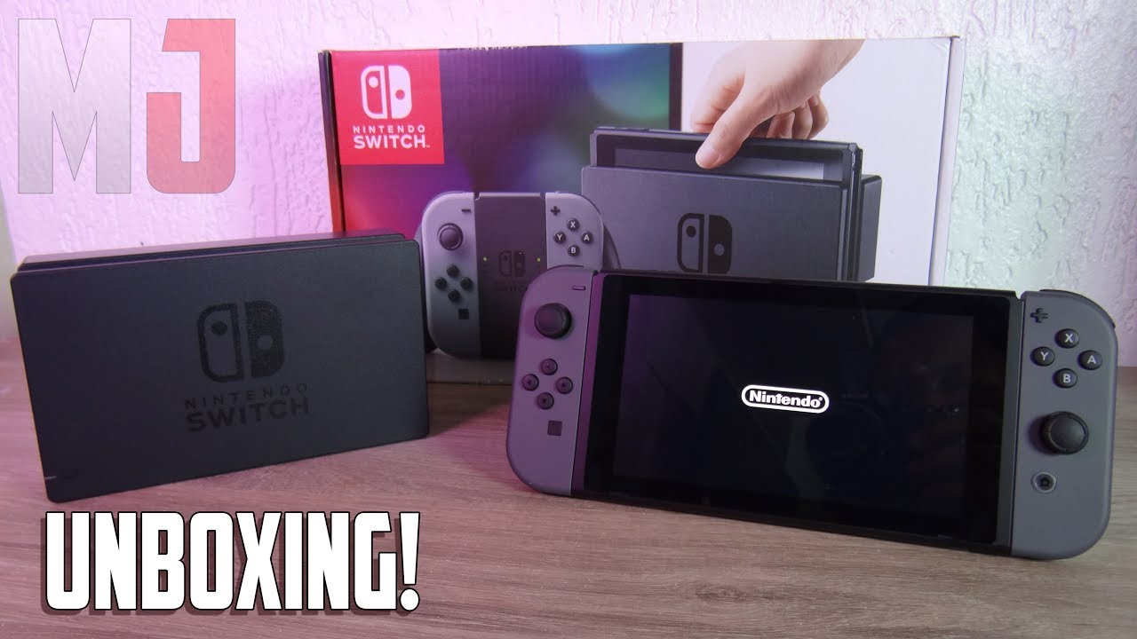 NINTENDO SWITCH - UNBOXING DESSA COISA LINDA