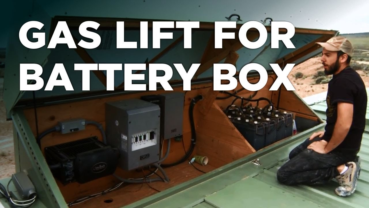 Easy Gas Lift Support for Battery Box Lid