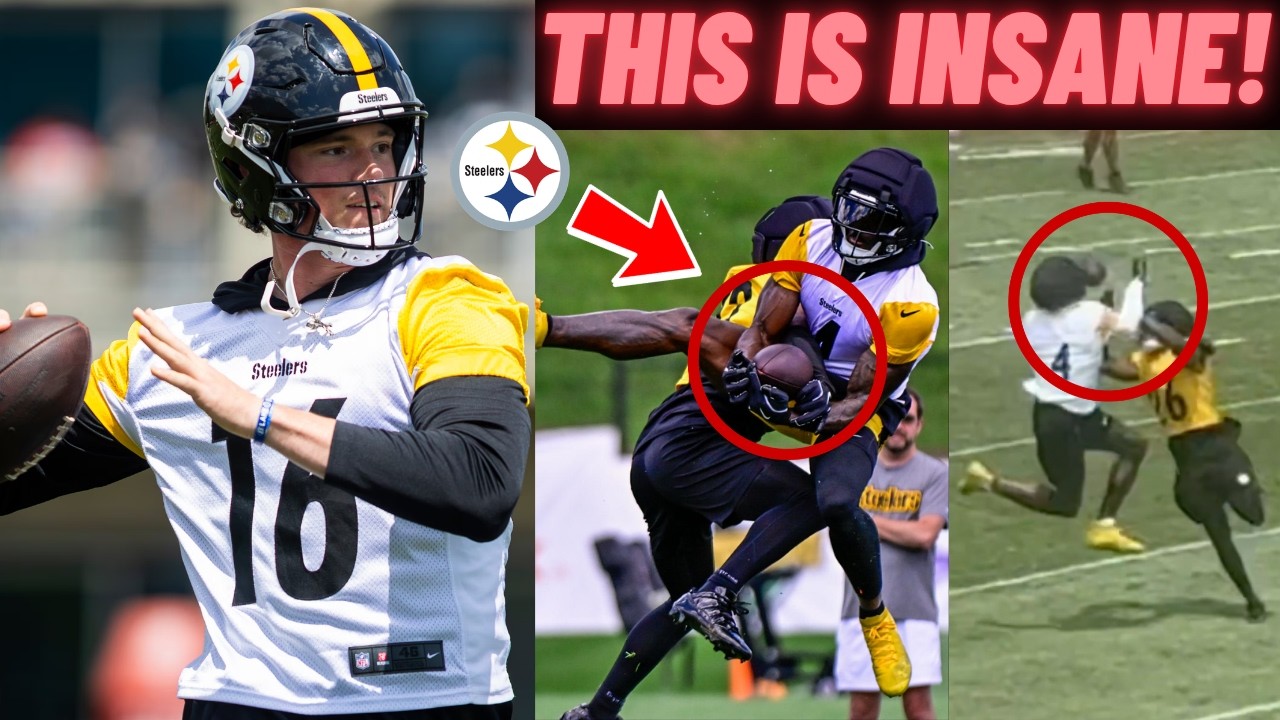 ЛУЧШИЕ моменты 4-го дня тренировочного лагеря Pittsburgh Steelers! Дрю Аллар РАЗНОСИТ защиту! 😱