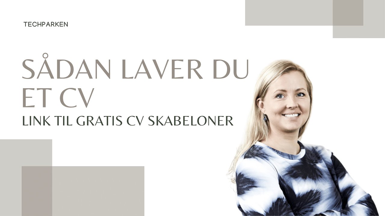 Gratis CV skabeloner og hvordan man laver et CV