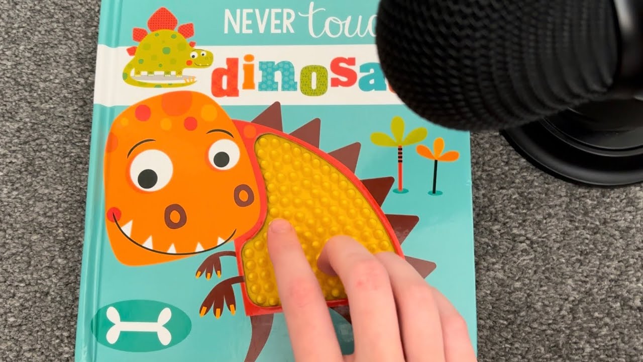 ASMR || Children’s Sensory Book || Finger tapping/scratching || Scratching textures ASMR