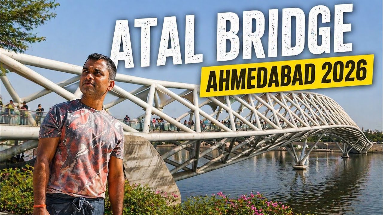 Atal Bridge😱🇮🇳India&rsquo;s Most Beautiful Riverfront Bridge 😍 | Full Tour & Experience