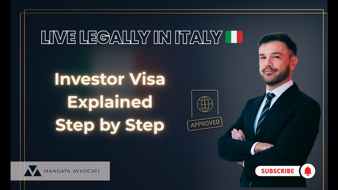 Виза инвестора в Италию 2025 🇮🇹 — полное пошаговое руководство по получению вида на жительство за...