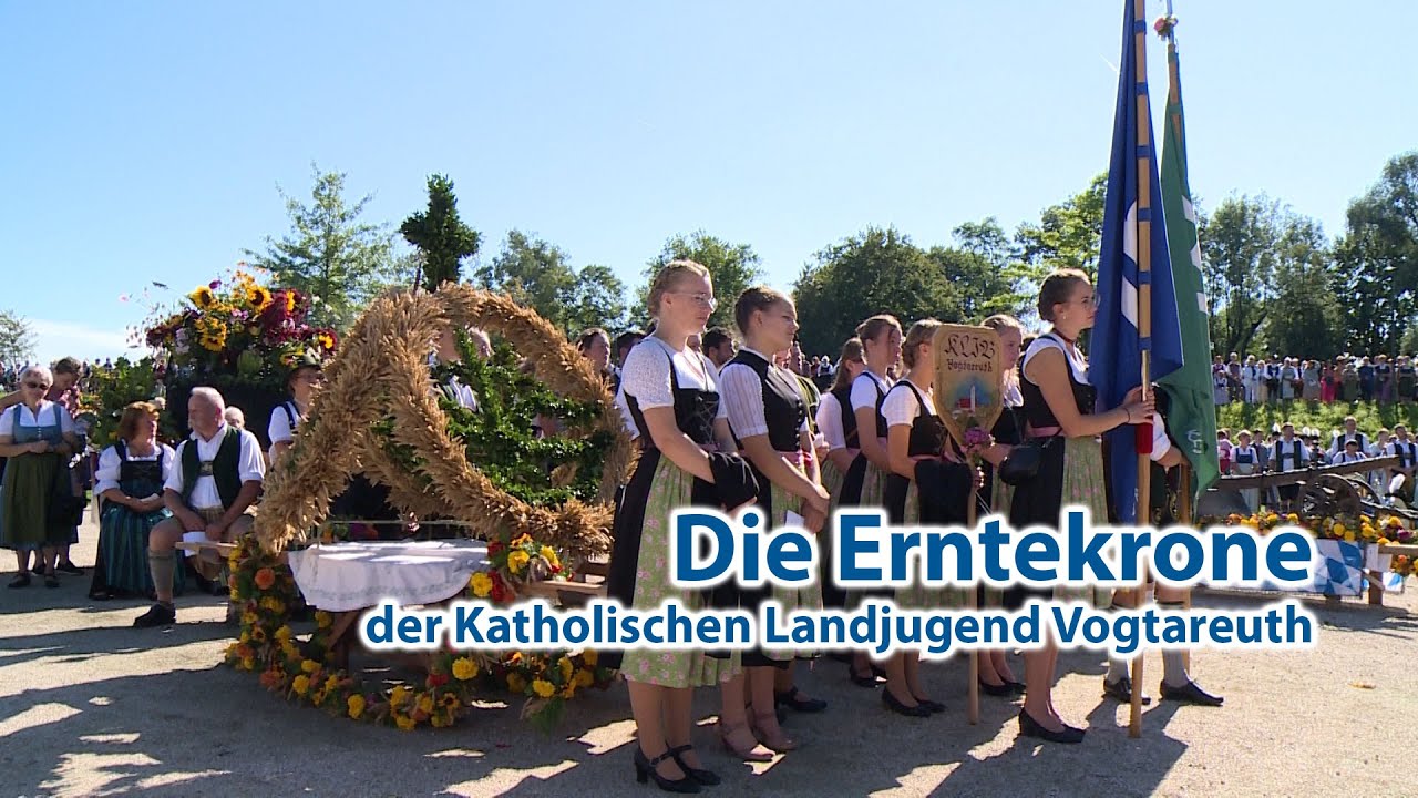 Die Erntekrone der Katholischen Landjugend Vogtareuth
