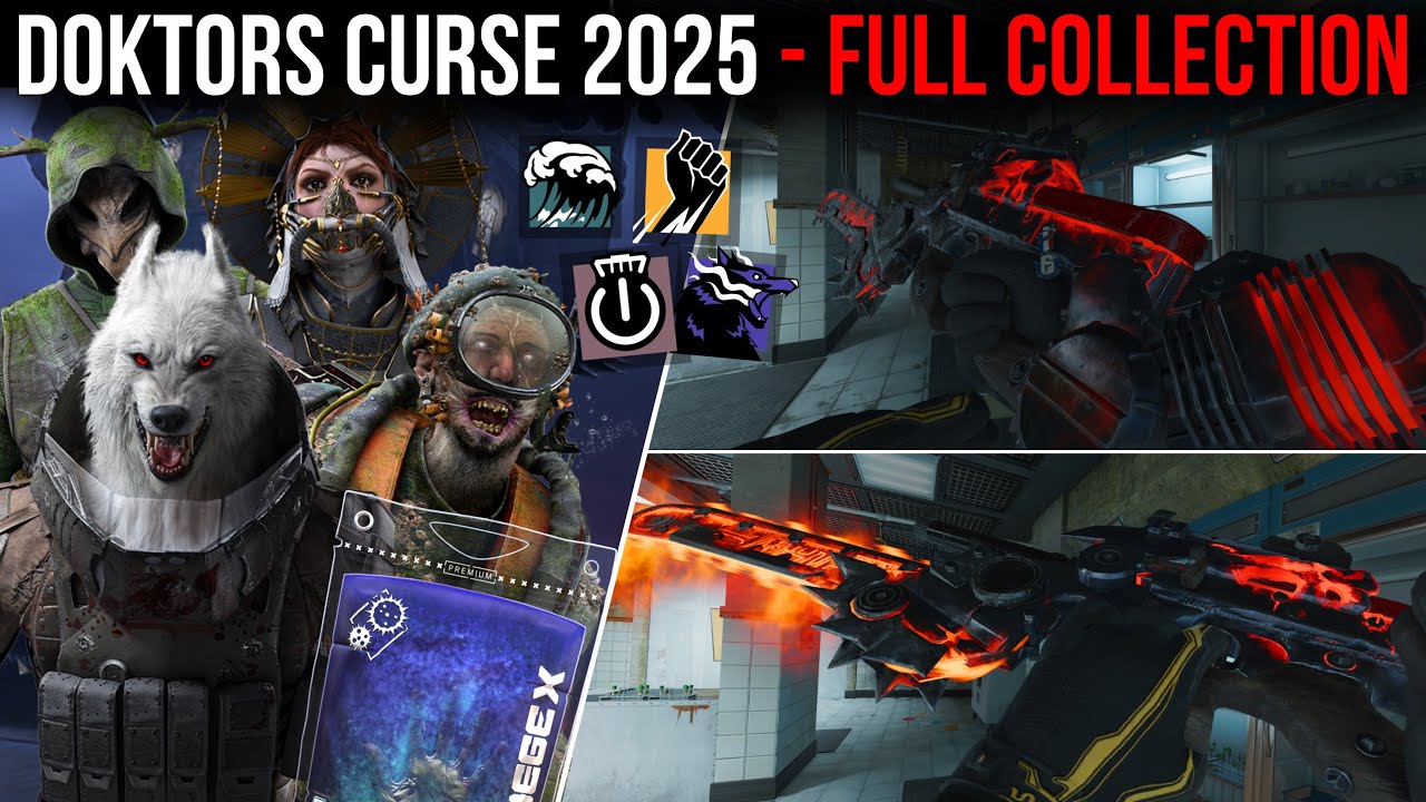 Doktor's Curse 2025 ПОЛНАЯ КОЛЛЕКЦИЯ и скин Memento P90! Rainbow Six Siege!
