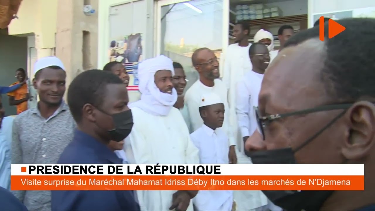 🇹🇩 N’Djamena : le Président Mahamat Idriss Déby échange avec commerçants et artisans