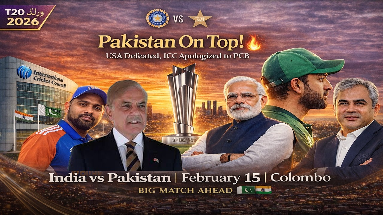 Pakistan VS USA | Pakistan vs India 15 Feb Preview