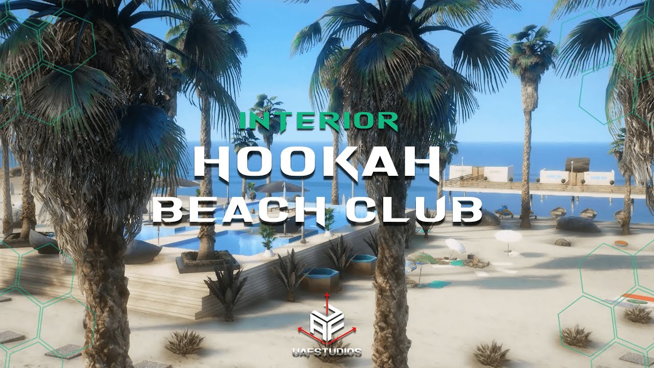 Hookah Beach Club | Premium MLO Interior – FiveM GTA 5 Roleplay Trailer