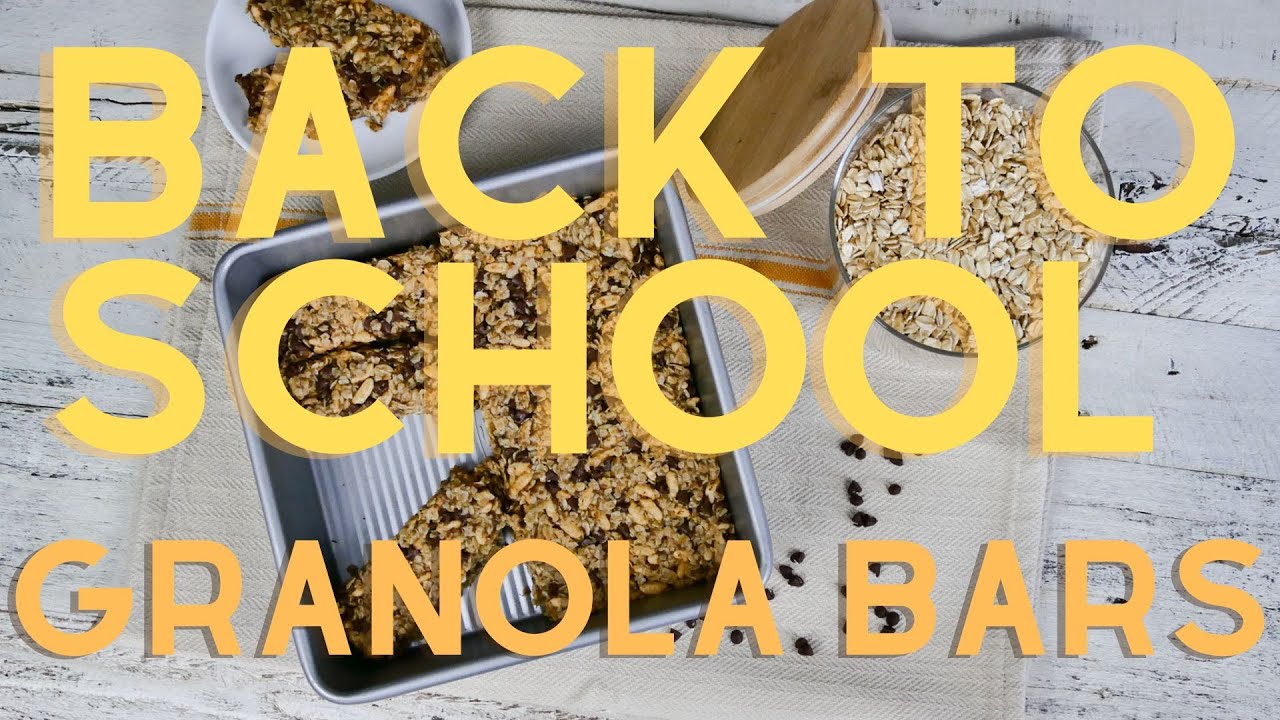 Back To School Granola Bars - USA Pan Kitchen