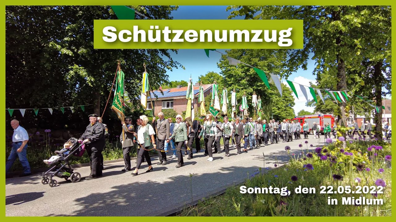 Schützenfest Midlum 2022 // mit dem Musik & Majoretten Corps Elsfleth // 4K