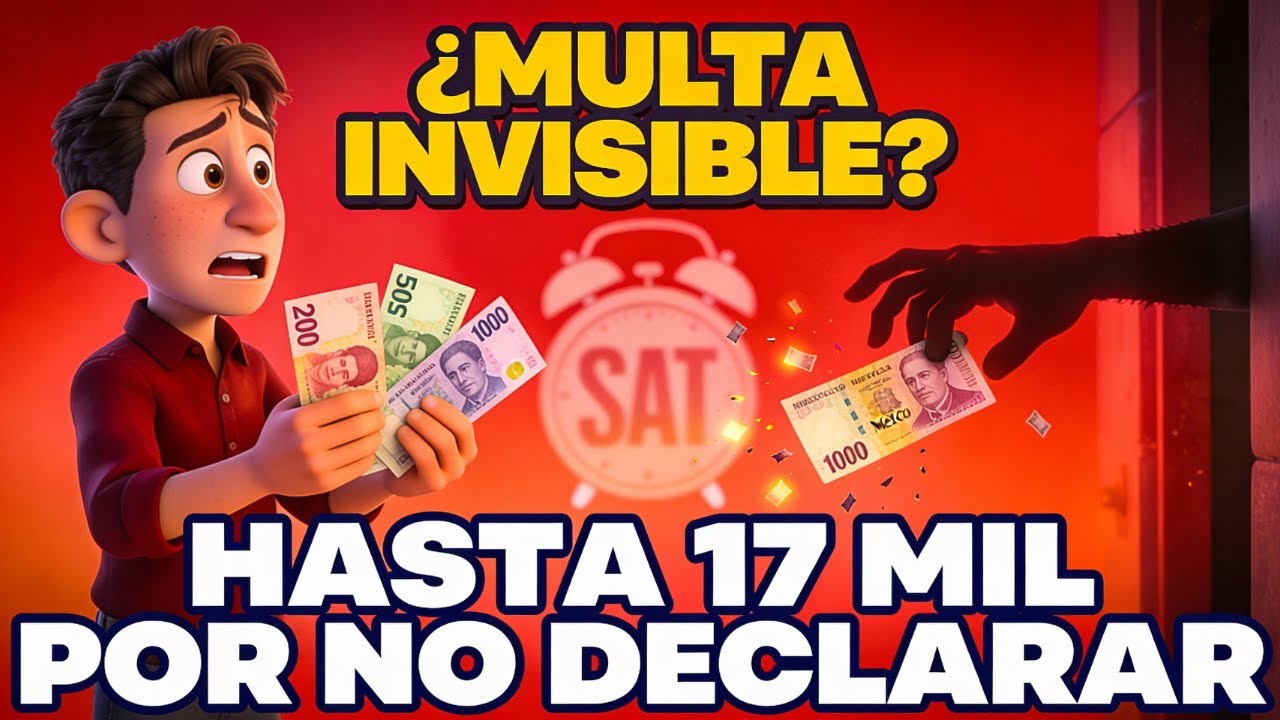 &iexcl;SAT TE CAZA EN 2025! 💸 Multas HASTA 17 MIL por NO DECLARAR (y c&oacute;mo BORRARLAS LEGALMENTE)
