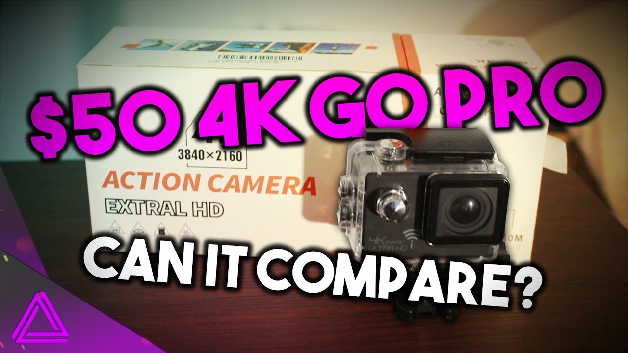 $50 4K GO PRO!? ~ Обзор экшн-камеры Extral SJ8000 ~ Сравнится ли она с ней?