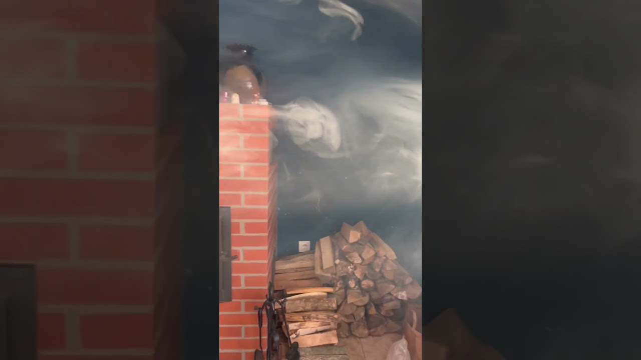 💨 How to stop smoke from the fireplace? Where is а problem? Such beautiful weather outside. 🔥