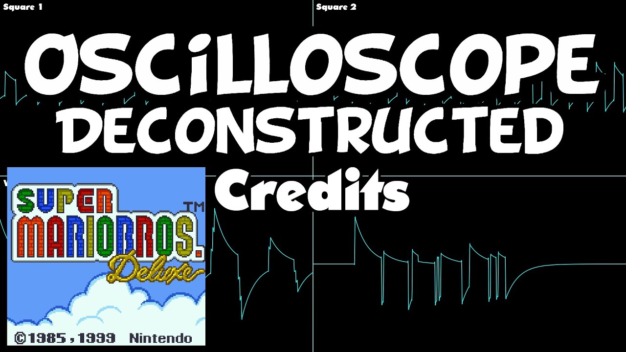 Credits - Super Mario Bros. Deluxe - Oscilloscope Deconstruction
