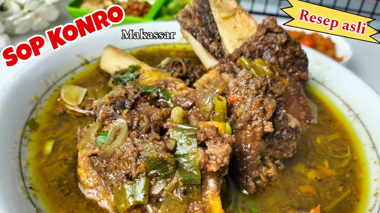 RESEP SOP KONRO MAKASSAR TERENAK || TULANG IGA EMPUK TANPA PRESTO