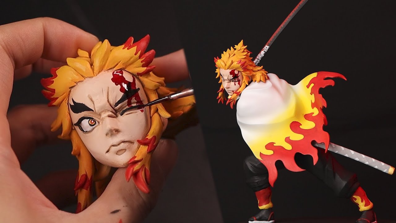 귀멸의 칼날 렌고쿠 쿄주로 피규어 만들기 _ SCULPTING RENGOKU KYOJURO ┃ DEMON SLAYER ┃ KIMETSU NO YAIBA