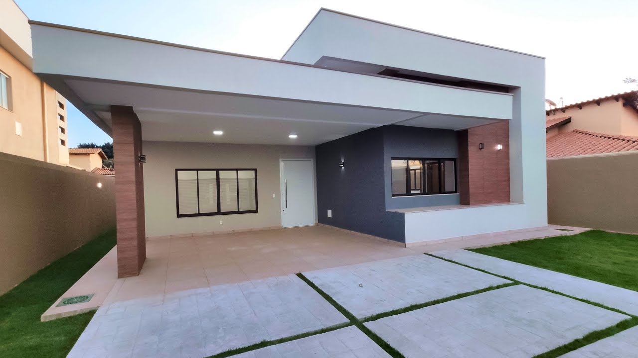 TOUR CASA TÉRREA MODERNA com CONCEITO INTEGRADO + Área GOURMET em Condomínio Fechado em Brasília/DF