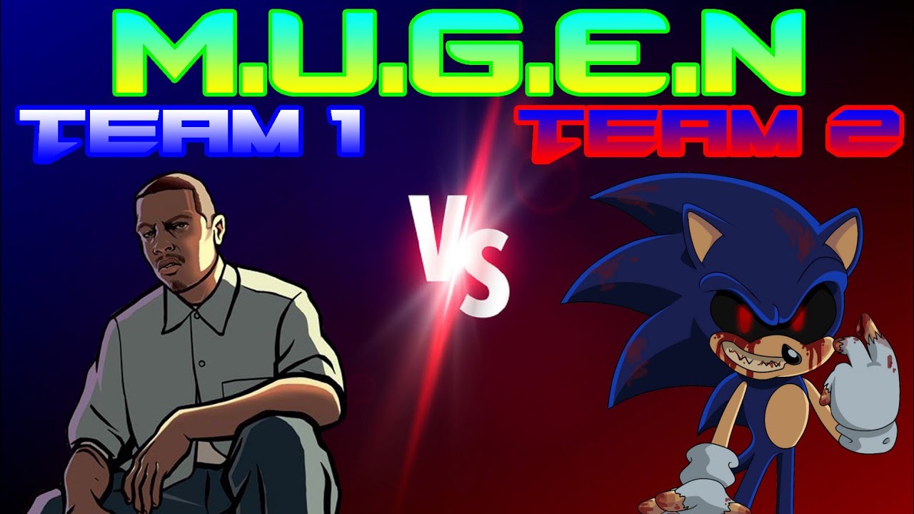 MUGEN - Team Grand Theft Auto V.S. Team Sonic.exe