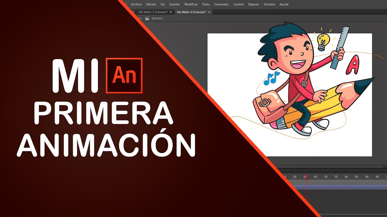 Animaci&oacute;n con un clip de pel&iacute;cula usando una gu&iacute;a de interpolaci&oacute;n cl&aacute;sica / Adobe Animate CC