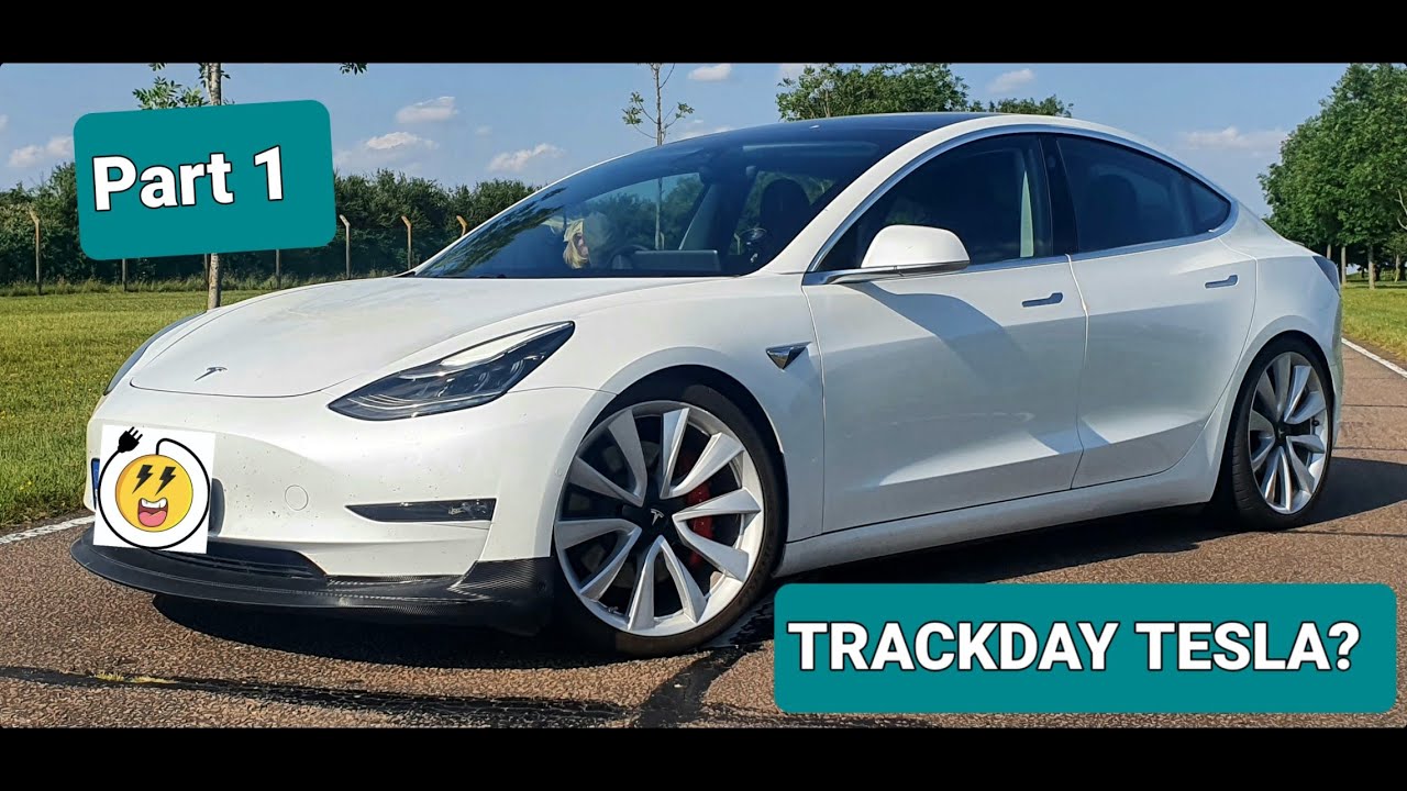 Modified Tesla Model 3 Performance. Mountain Pass Performance suspension mods Track day Race. Part 1