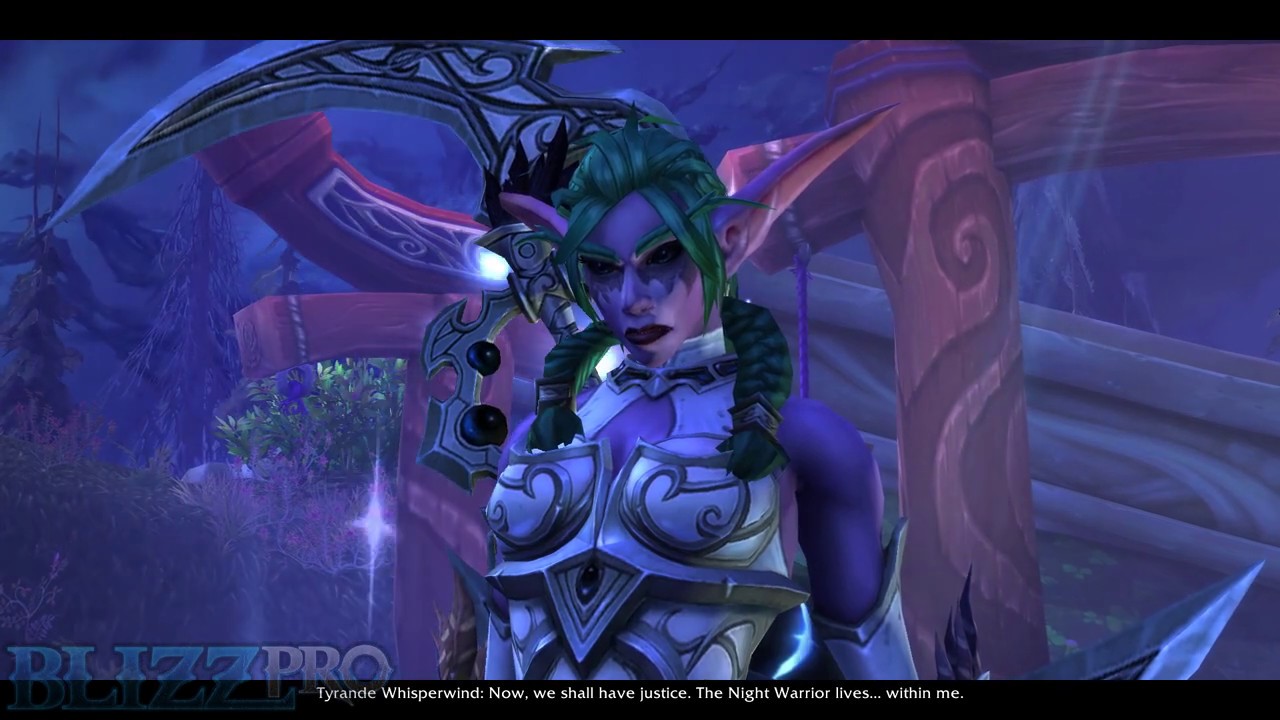 New Cutscene: Tyrande's Ascension to Night Warrior, WoW 8.1 PTR