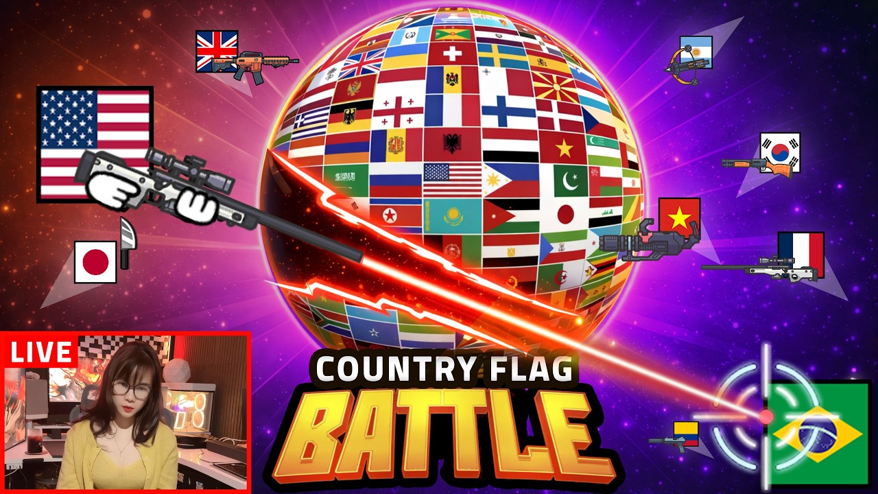 Country Flags Battle - Type Your Country | Learn Geography🌍06.02.2026