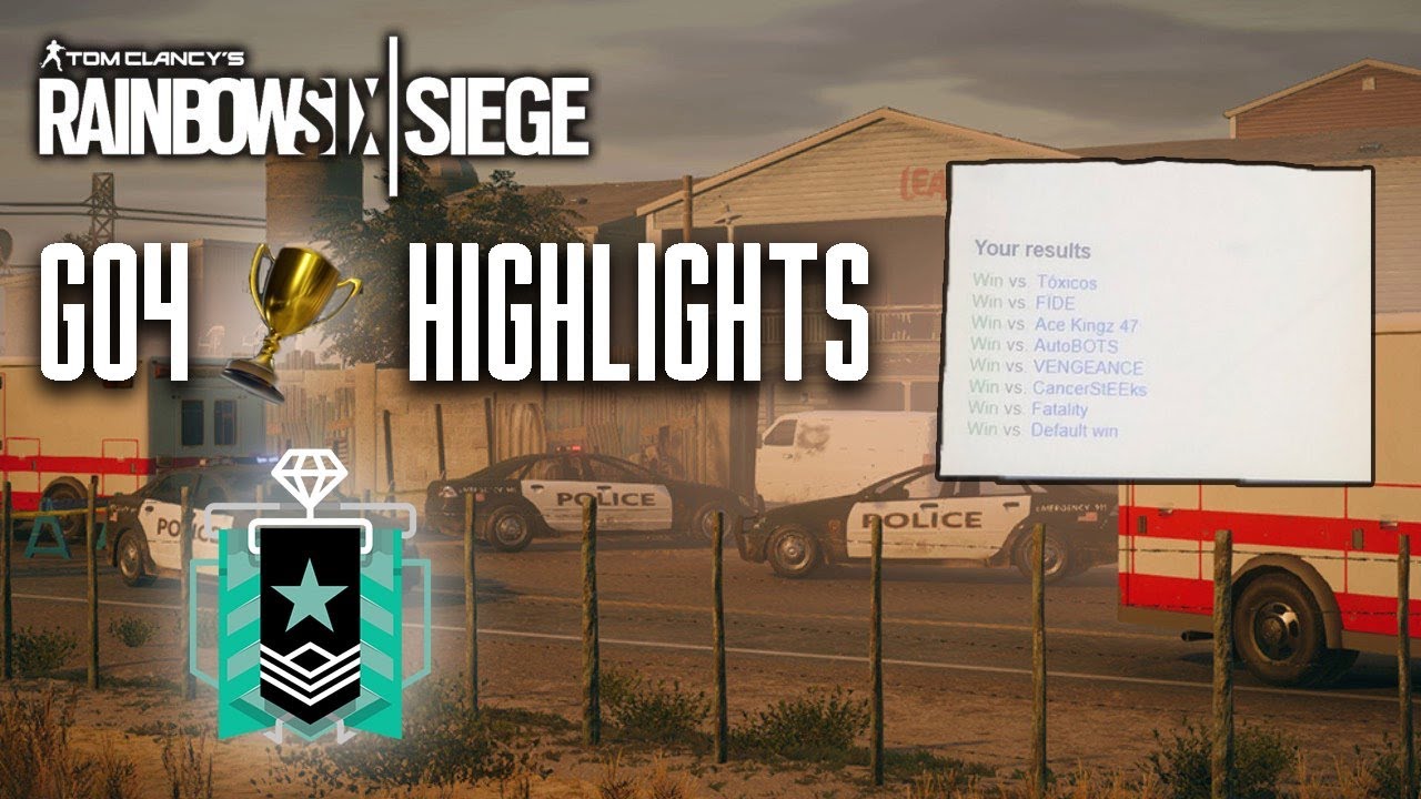 WINNING ESL GO4 -Rainbow Six Siege PS4 Diamond