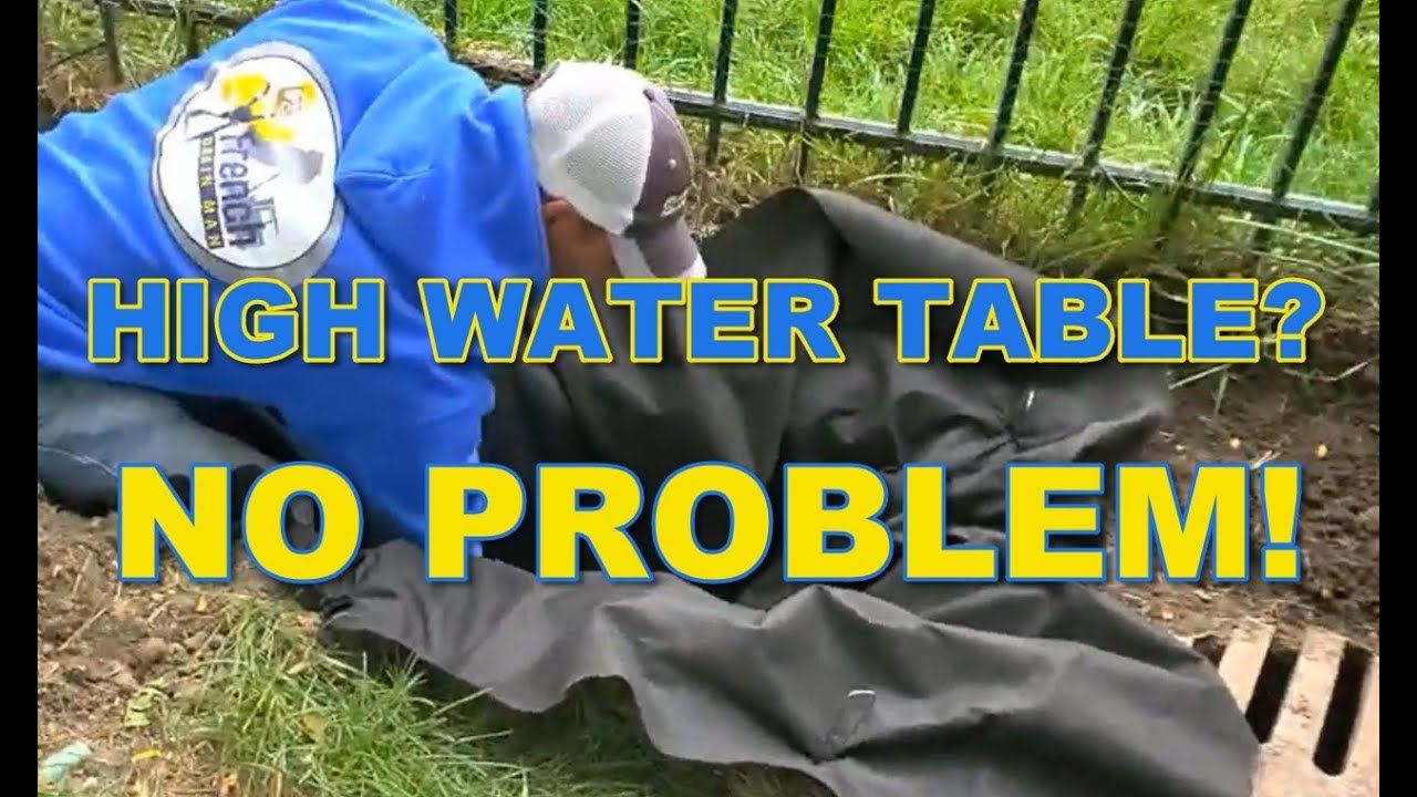 What Can You Do When You Have a High Water Table?