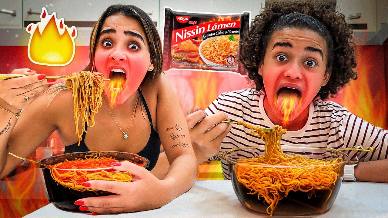 FIZ O MIOJO MAIS PICANTE DO MUNDO - NINGU&Eacute;M AGUENTOU COMER !!!