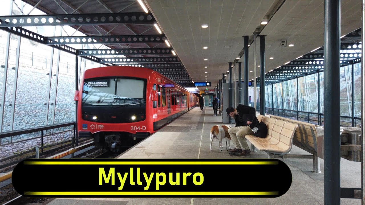 Metro Station Myllypuro - Helsinki 🇫🇮 - Walkthrough 🚶