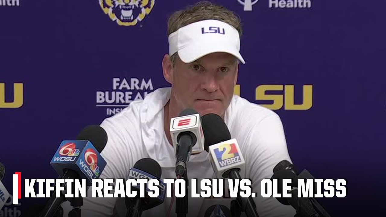 Lane Kiffin&rsquo;s postgame news conference following LSU&rsquo;s loss to Ole Miss | ESPN College Football