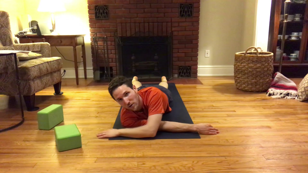 Yin Yoga Double V Pose (Straight Jacket Pose)