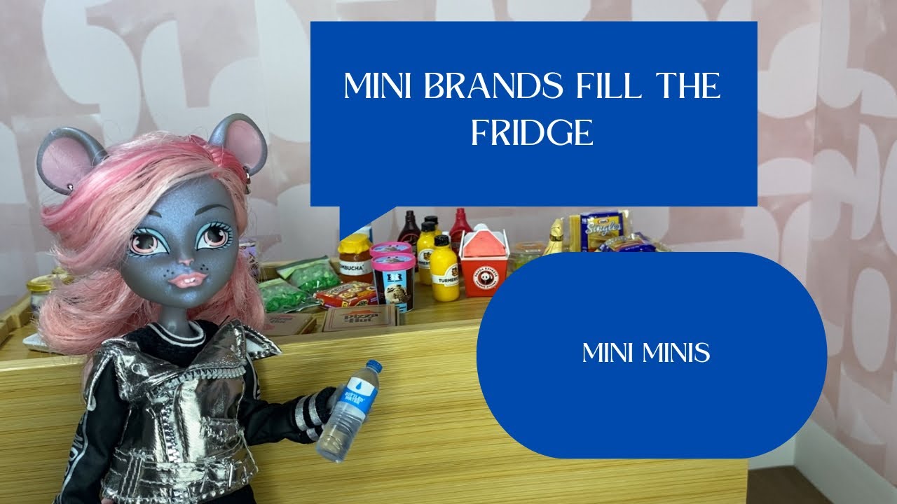 Mini brands fill the fridge mini minis