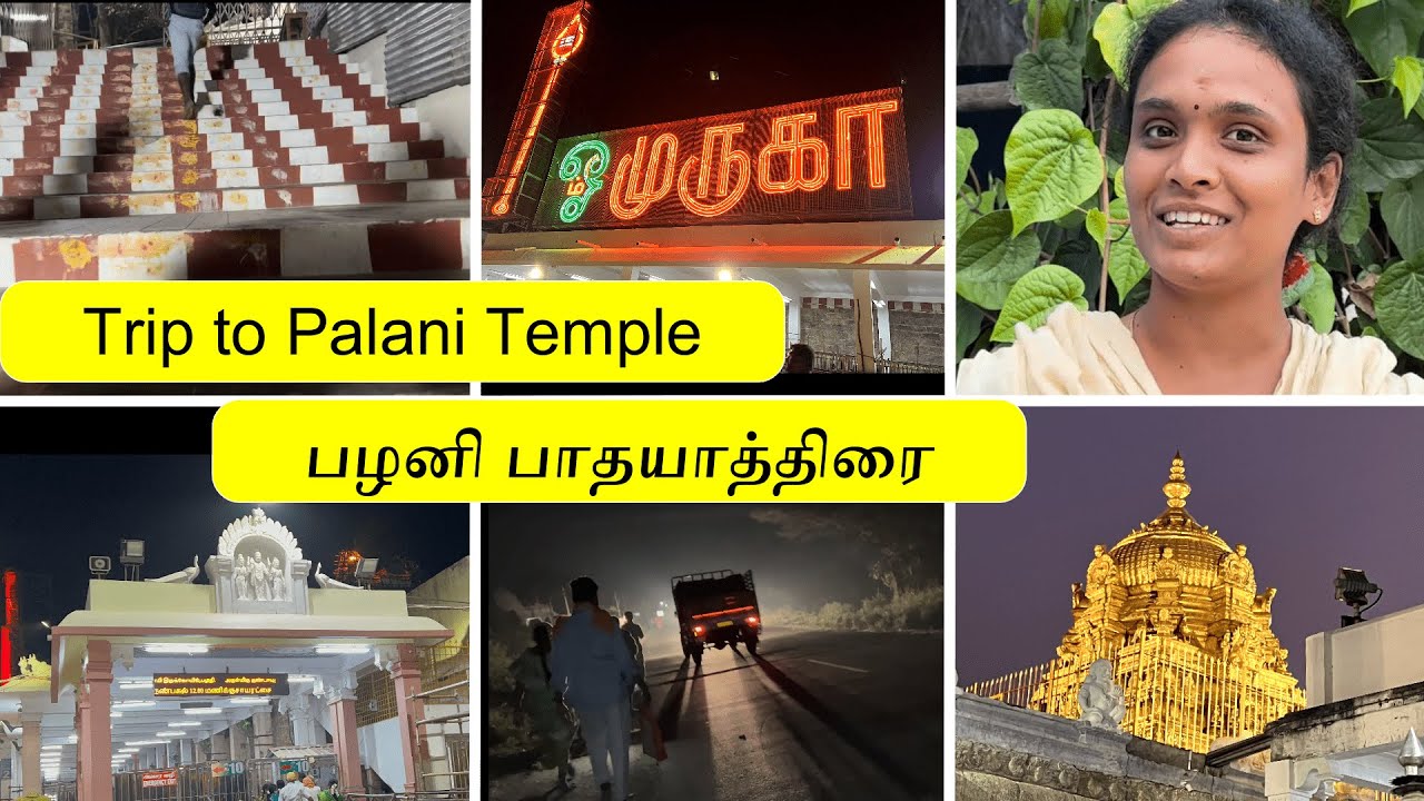 பழனி பாதயாத்திரை | Thaipusam walk to Palani | Trip to Palani Murugan Temple | Palani Pathayathirai