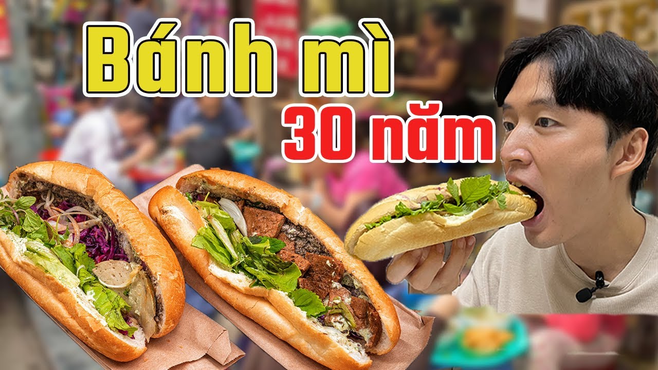 BÁNH MÌ 30 NĂM HÀ NỘI NGON NHƯ THẾ NÀO? | Tiệm bánh mì chay đặc biệt nhất từng ăn